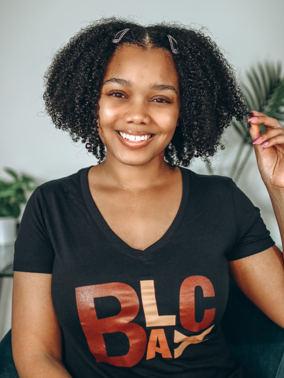 Jalisa in our Black tee