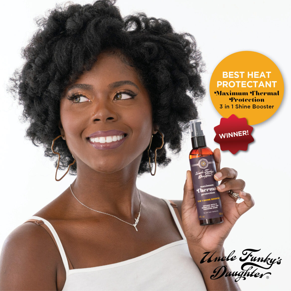 3 in 1 Shine Booster Best Heat Protectant Award