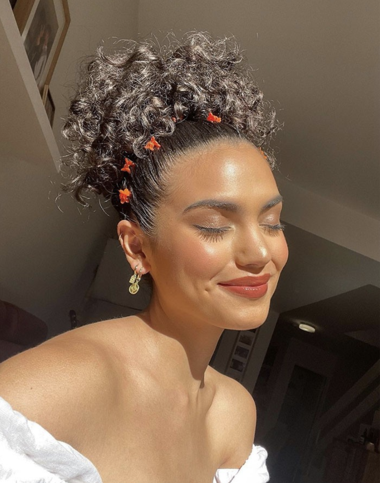 Curly Hair Summer Festival Inspo