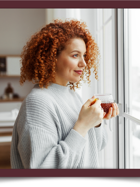 curly hair in the winter